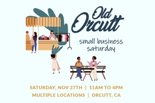 Graphic for Old Orcutt Small Business Saturday
