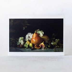 Pear and Figs Greeting Card