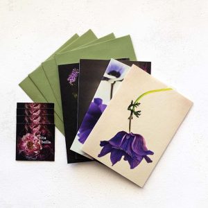 Purple Mini Greeting Card Set