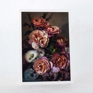 Roses and Poppies Greeting Card