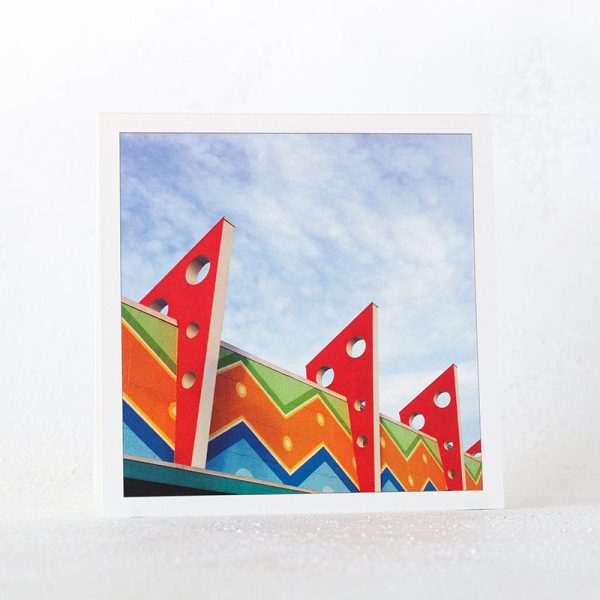 Santa Cruz Beach Boardwalk Arcade Greeting Card