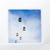 Santa Cruz Beach Boardwalk Sky Glider Greeting Card