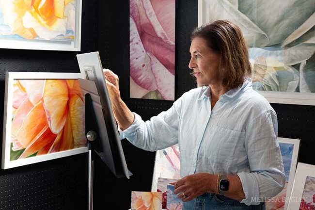 Portrait of Pastels Artist