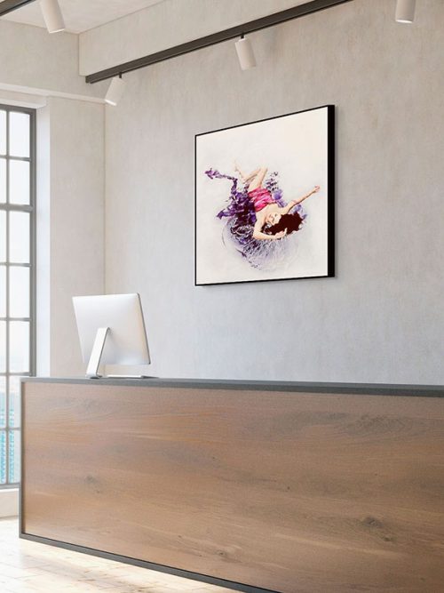 Afloat framed canvas
