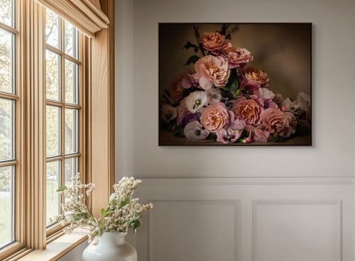 Gardens Best framed canvas