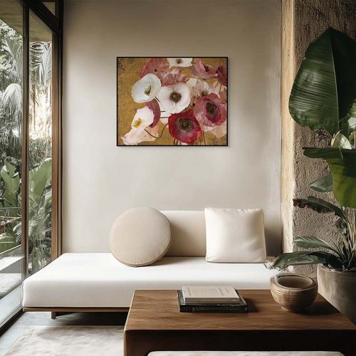 Gilded framed canvas