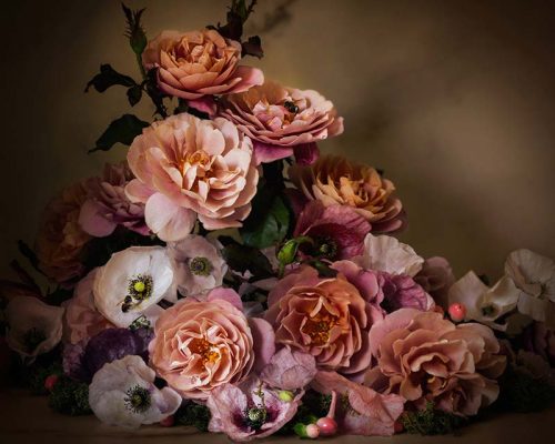 Poppies and Roses Print