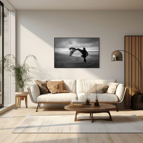 Solitude Framed Canvas